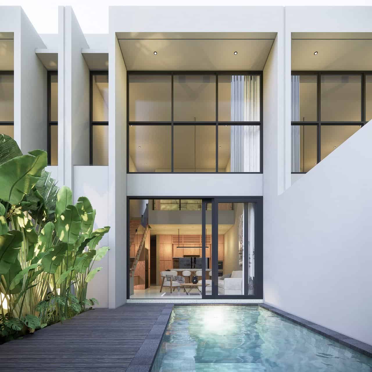 MINIMALIST 2 BEDROOM VILLA FOR SALE LEASEHOLD IN UMALAS BE-804 